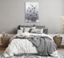 BÖNNINGHOFF Gerahmtes Ölgemälde Silber Acryl Leinwand Bild 5