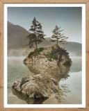 Bönninghoff Bild mit Rahmen, Bäume, Felsen, Landschaft, Natur, See, Seebilder Bild 2
