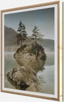 Bönninghoff Bild mit Rahmen, Bäume, Felsen, Landschaft, Natur, See, Seebilder Bild 3