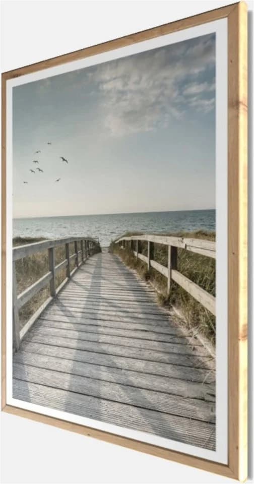 Bönninghoff Gerahmtes Wandbild Steg zum Meer 50x70 cm Maritim - Bild 3