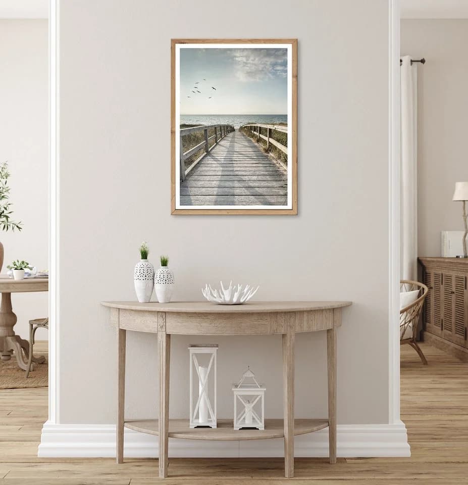 Bönninghoff Gerahmtes Wandbild Steg zum Meer 50x70 cm Maritim - Bild 5