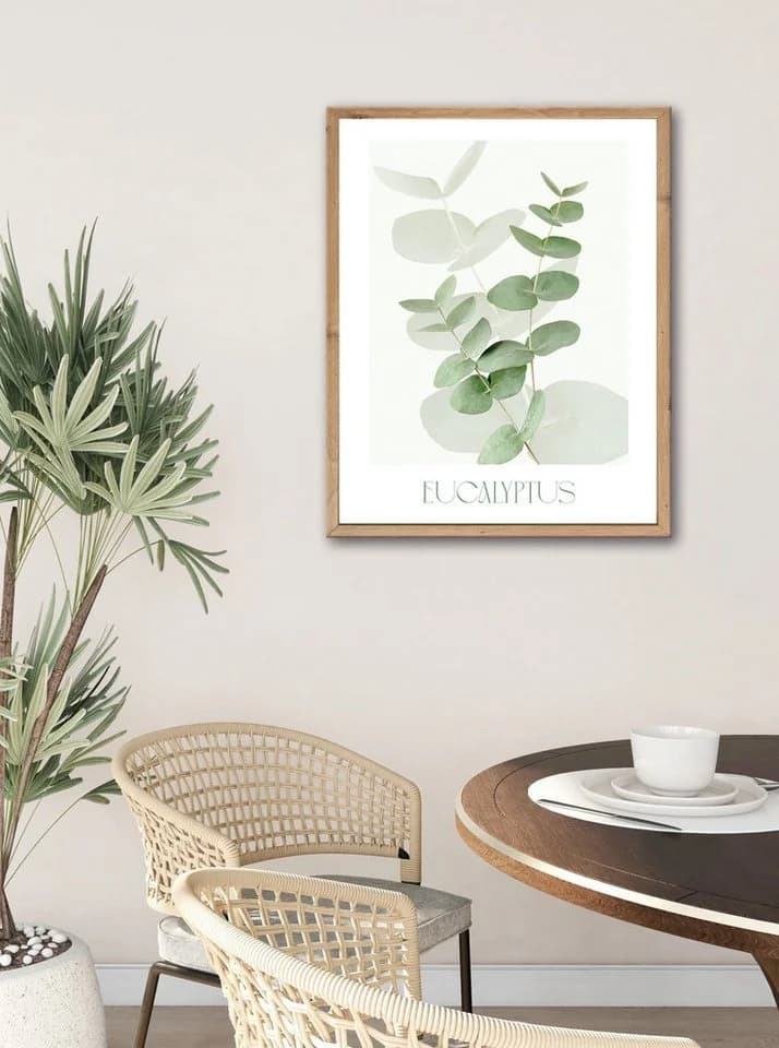 Bönninghoff Wandbild Eukalyptus 40x50 cm Grün Skandi - Bild 4
