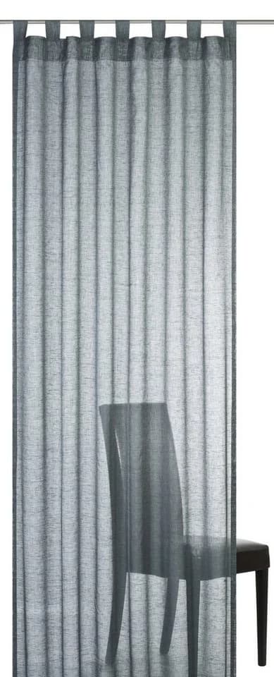 ELBERSDRUCKE Vorhang Schlaufenschal Effecto Anthrazit Halbtransparent - Bild 2