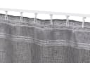ELBERSDRUCKE Vorhang Schlaufenschal Effecto Anthrazit Halbtransparent Bild 5