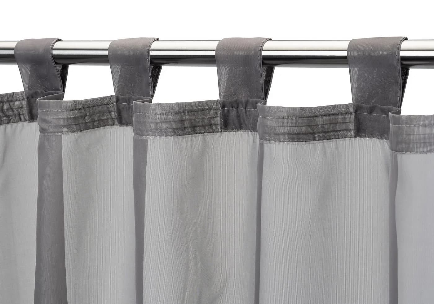 ELBERSDRUCKE Vorhang Schlaufenschal Feel Good Uni Weiß Transparent - Bild 4
