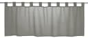 ELBERSDRUCKE Scheibengardine Bistrogardine Basic Uni grau transparent 48x140 cm Bild 2