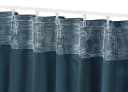 ELBERSDRUCKE Verdunkelungsvorhang Blau mit verdeckten Schlaufen Bild 3