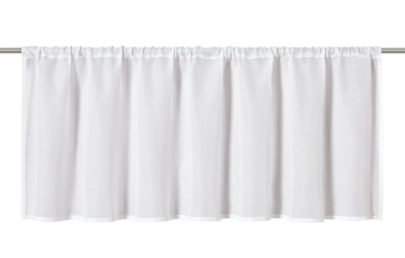 ELBERSDRUCKE Bistrogardine Weiß Halbtransparent 45x140cm - Bild 2