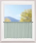 ELBERSDRUCKE Scheibengardine Mint Halbtransparent Tunneldurchzug Bild 1