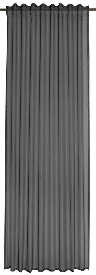 ELBERSDRUCKE Vorhang Gardine mit verdeckten Schlaufen Pure grau - Bild 4