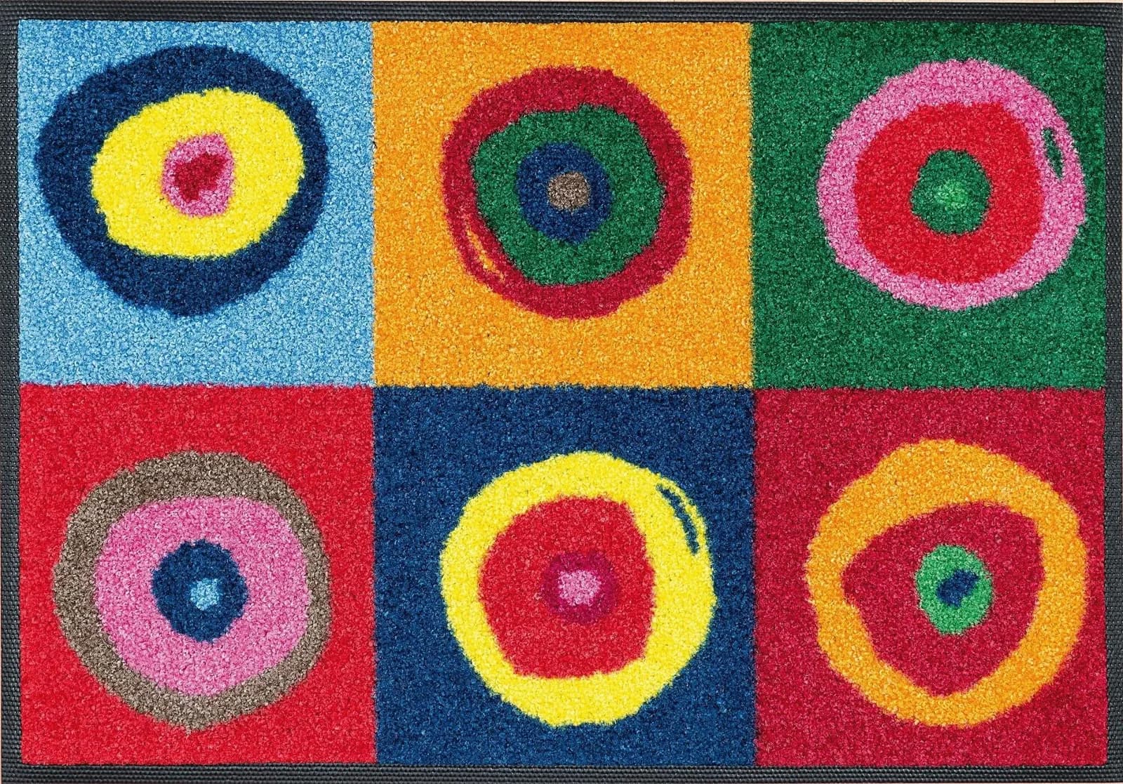 wash+dry by Kleen-Tex Fußmatte Sergej Schmutzfangmatte Bunt Nylon
