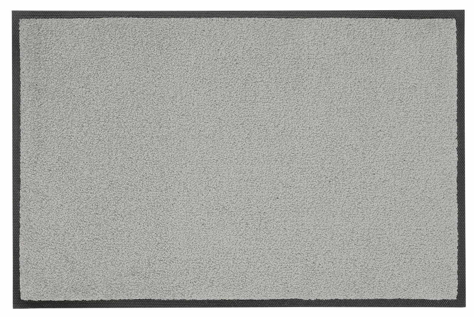 wash+dry by Kleen-Tex Fußmatte Original Uni Grau Rutschhemmend