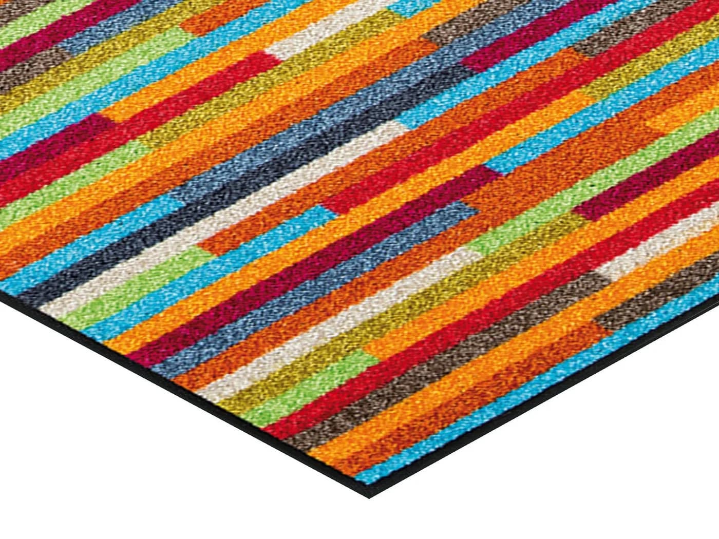 wash+dry by Kleen-Tex Fußmatte Mikado Stripes Bunt Modern - Bild 5