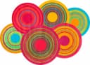 wash+dry by Kleen-Tex Teppich Cosmic Colours Bunt Rutschhemmend Waschbar Bild 1
