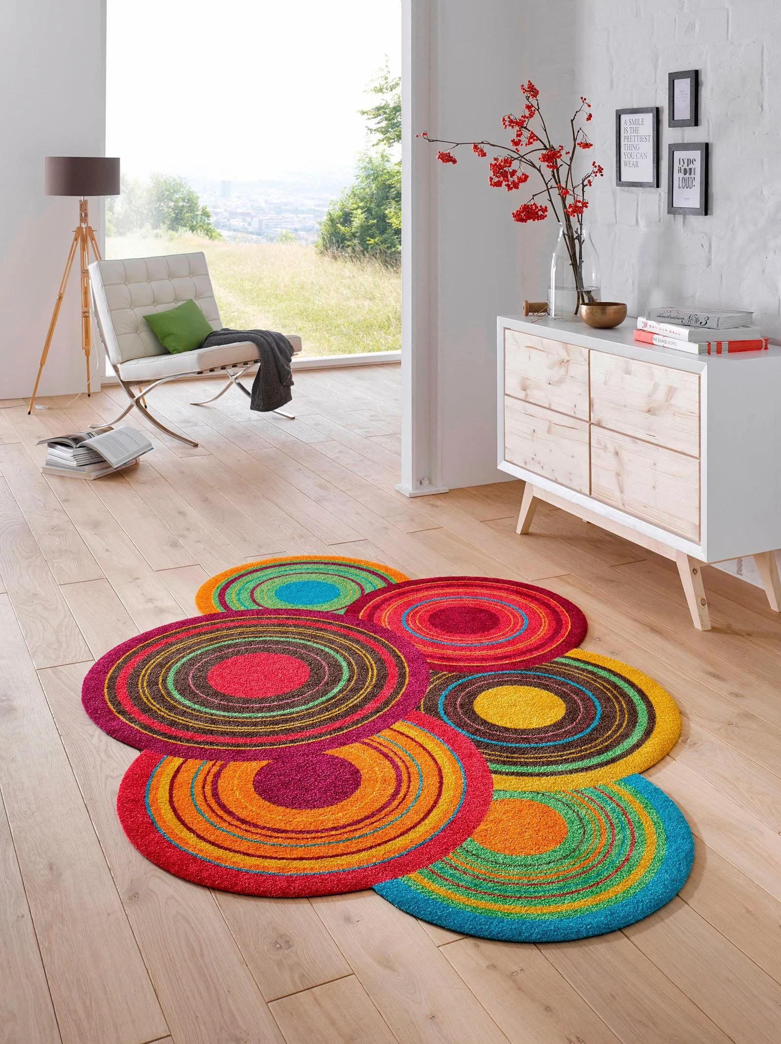 wash+dry by Kleen-Tex Cosmic Colours Teppich Bunt Rutschhemmend - Bild 2