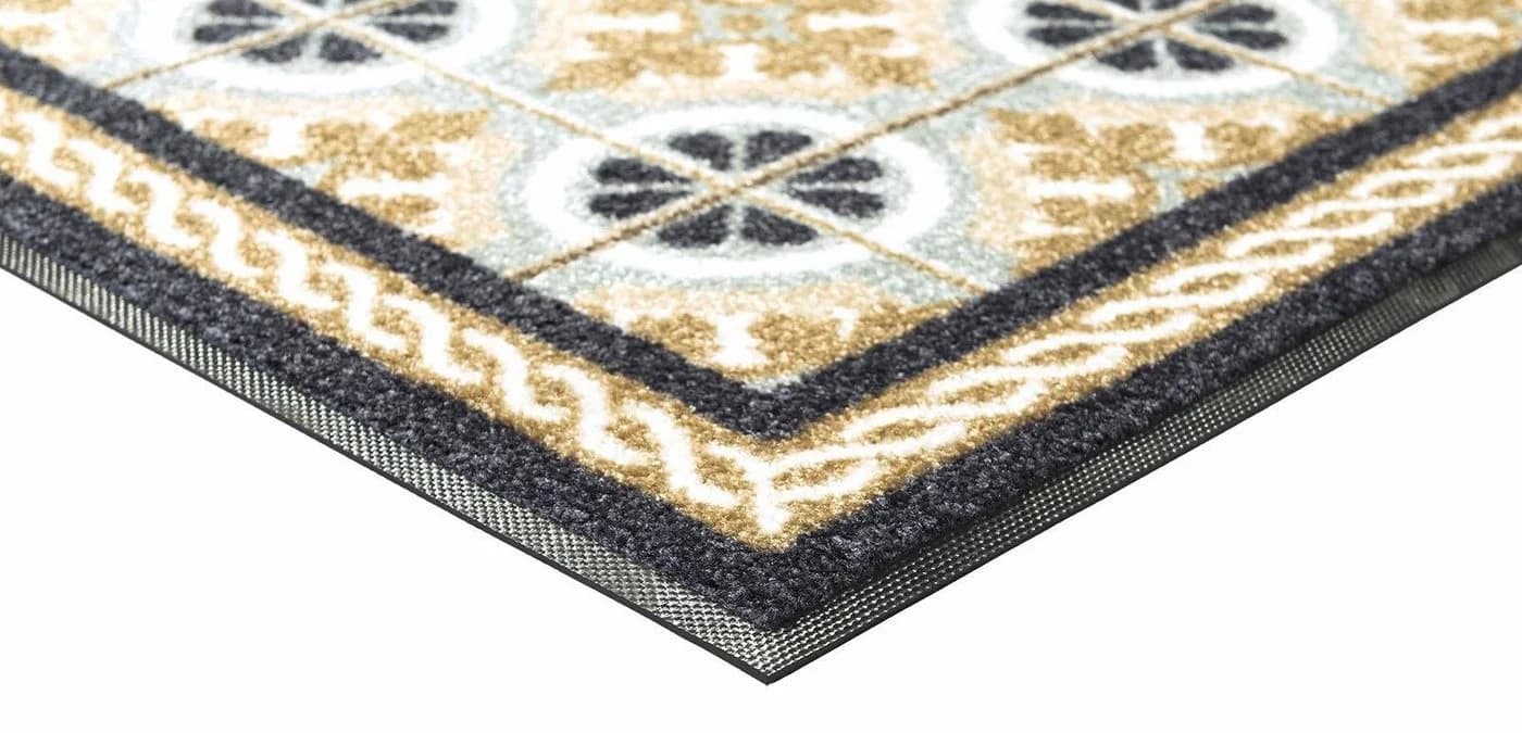 wash+dry by Kleen-Tex Läufer Kitchen Tiles Beige Rutschhemmend Waschbar - Bild 5