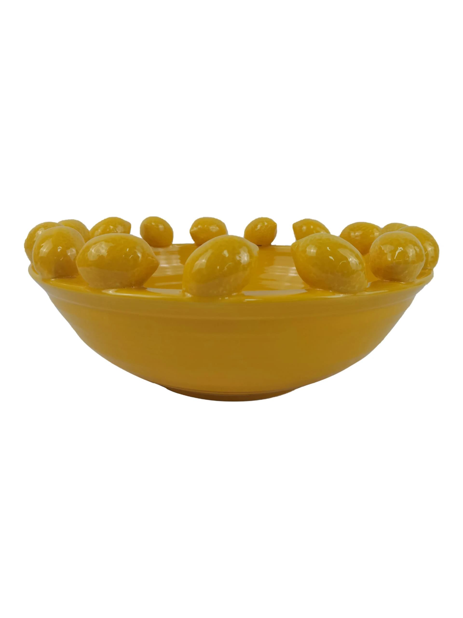 Gelbe Terracotta Vase
