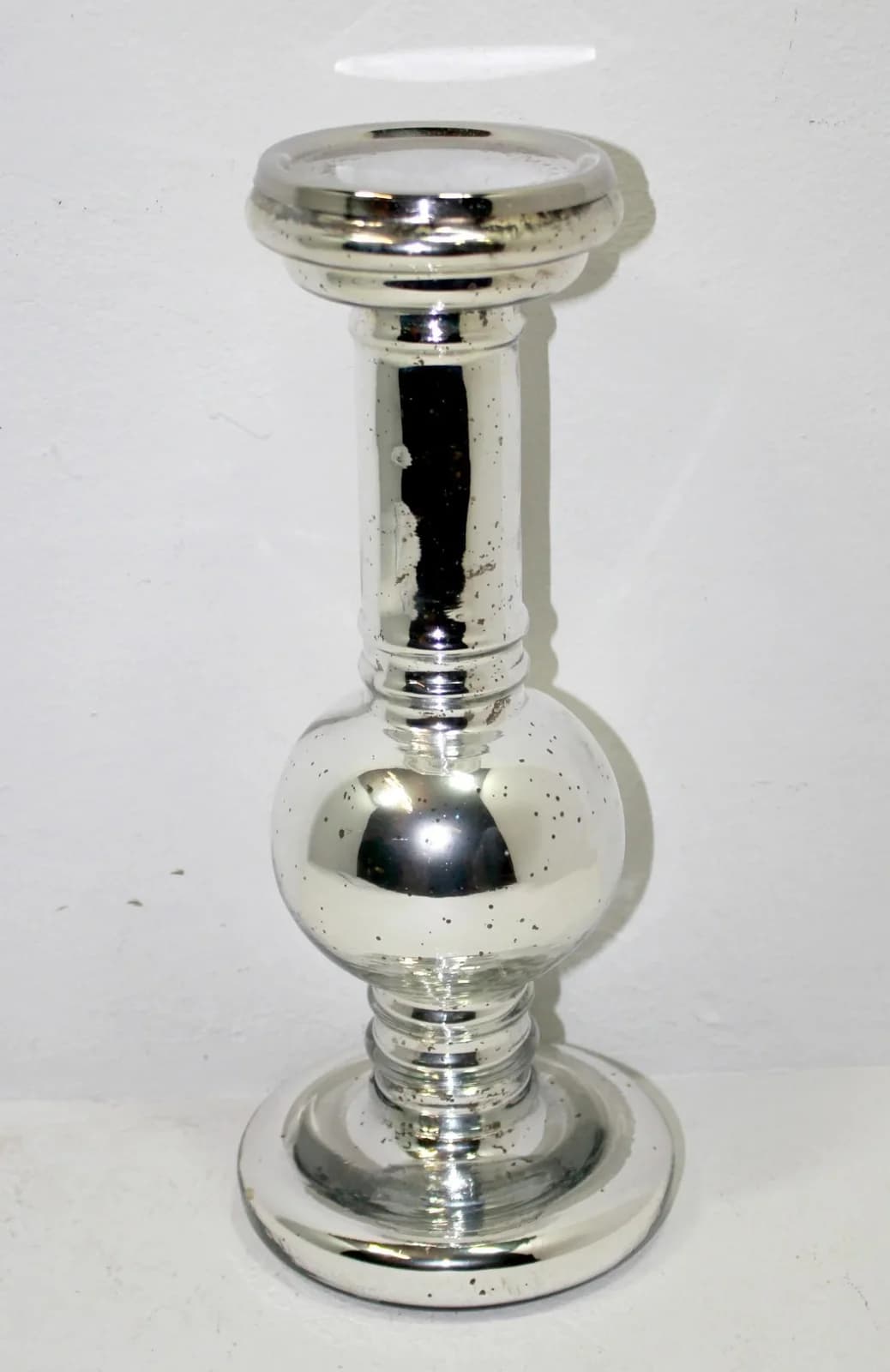 COR MULDER Kerzenhalter Silberfarben Glas