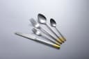 Mulex Besteck-Set Oceanside 60-tlg. Edelstahl 18/0 silber vergoldet Bild 4