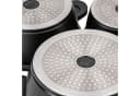 Mulex Topf-Set HAPPINESS BLACKLINE 6-tlg. Schwarz Aluguss Induktion Bild 4