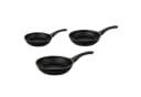 Mulex Pfannen-Set TOMALIN Premium 3-tlg. Aluminiumguss Schwarz Bild 2