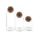 Mulex Vorratsglas Set Malmö 3-tlg. Borosilikatglas Bild 4