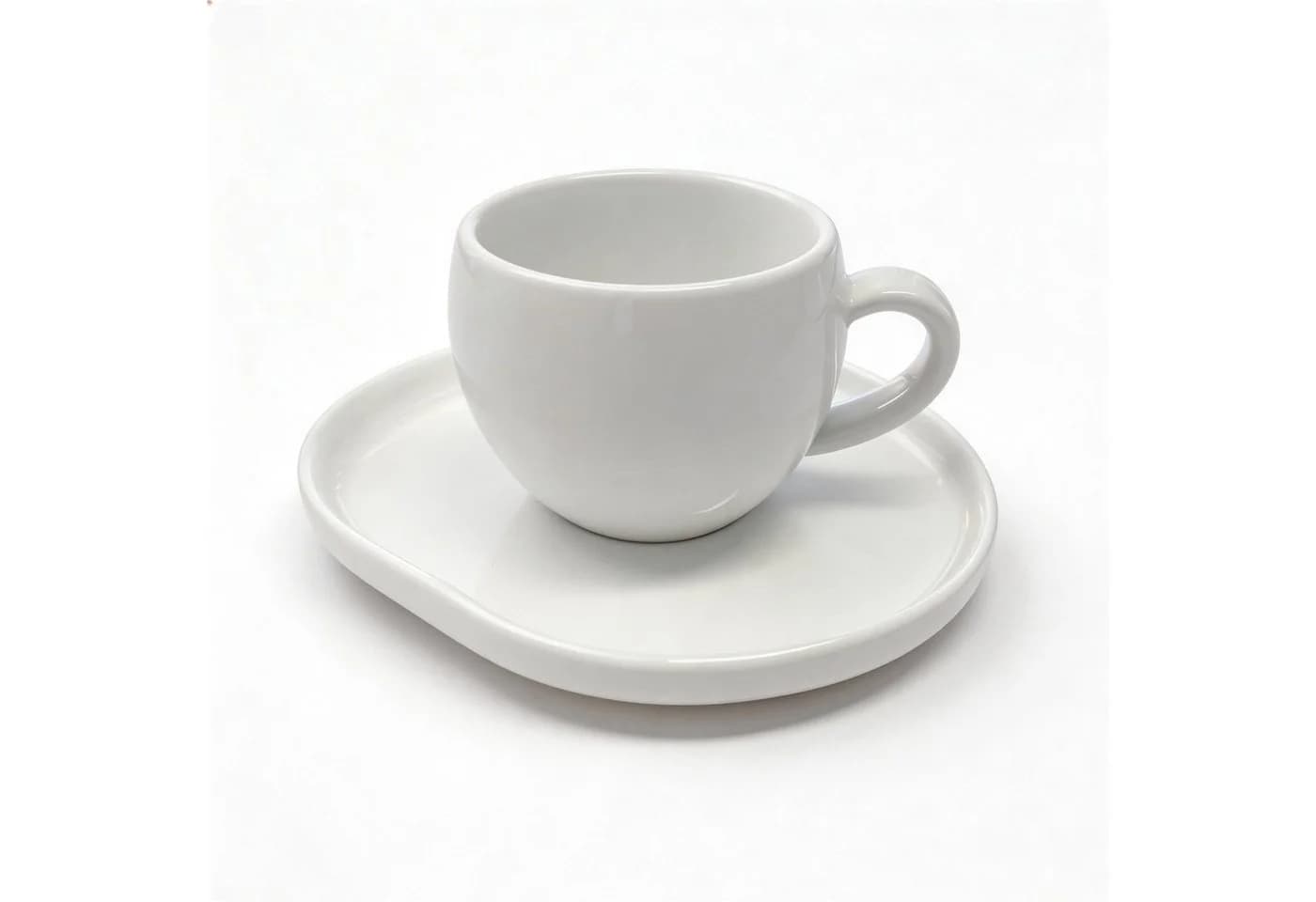 Mulex Kaffeetassen-Set AURA 12-teilig Weiß Porzellan - Bild 2