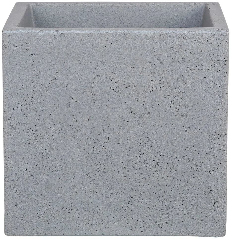 Scheurich Blumentopf 30/240 C-CUBE Grau Kunststoff Beton-Optik - Bild 2