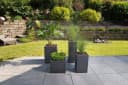 Scheurich Blumentopf 30/240 C-CUBE Schwarz Kunststoff Bild 3