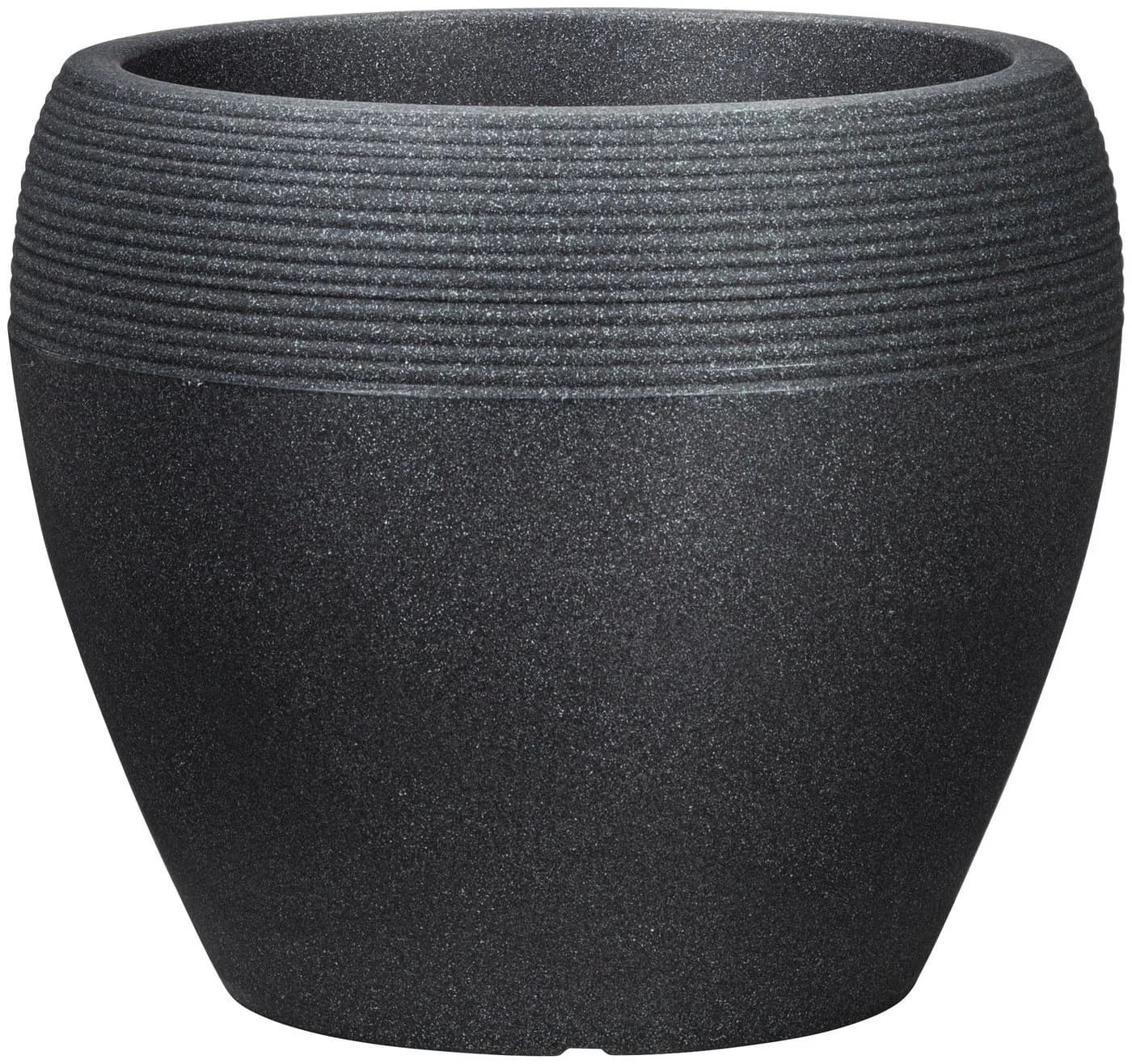 Scheurich LINEO Blumentopf Schwarz Flexibel Innen/Außen - Bild 2