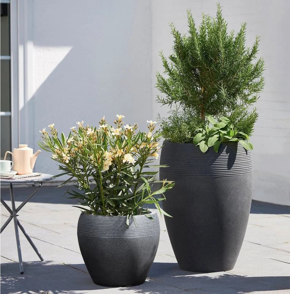 Scheurich LINEO Blumentopf Schwarz Flexibel Innen/Außen - Bild 5