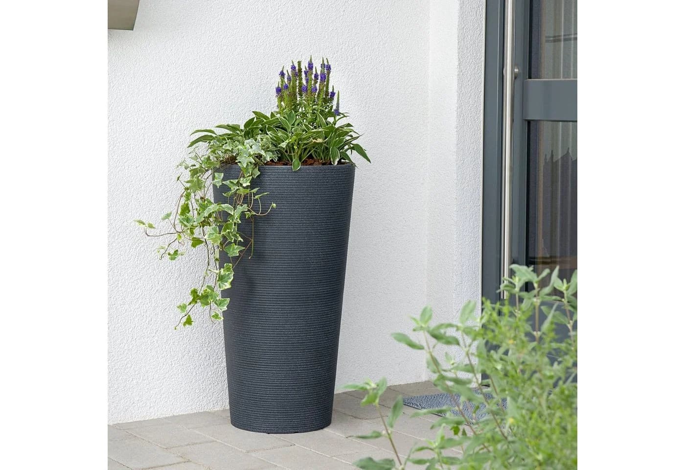 Scheurich Blumentopf CONEO HIGH 55 Schwarz