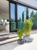 Scheurich Blumentopf 48/280 FLOW Schwarz mit Inneneinsatz Bild 1
