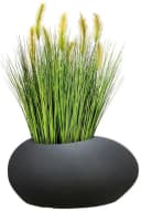 Scheurich Blumentopf 48/280 FLOW Schwarz mit Inneneinsatz Bild 3