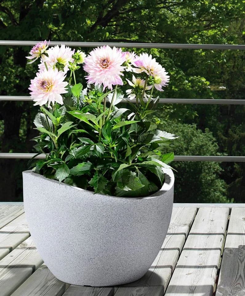 Scheurich Blumentopf 30/250 Grau Flexibel Innen/Außen