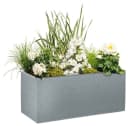 Scheurich Blumentopf C-CUBE LONG Grau Kunststoff Beton-Optik Bild 3