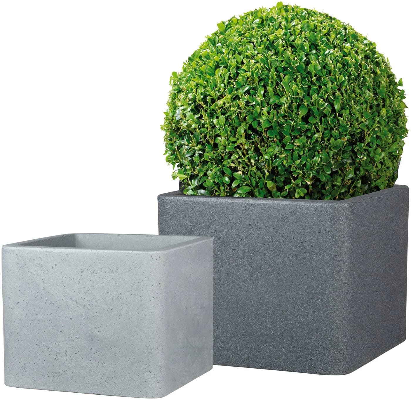 Scheurich Blumentopf ALEA UET Schwarz Kunststoff Beton-Optik - Bild 4