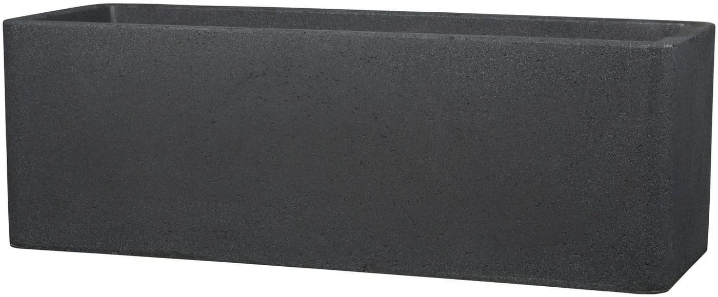Scheurich Blumentopf 80/140 ALEA BOX Schwarz Kunststoff Beton-Optik - Bild 2