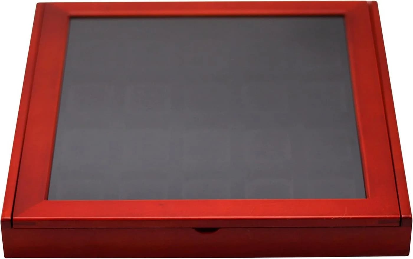 meytrade Hängevitrine Sammlervitrine für 20 Zippo Feuerzeuge aus Holz mit Glasdeckel - Bild 3
