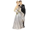 Florists Products Hochzeitsfigur Brautpaar Silber Deko Bild 2