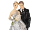 Florists Products Hochzeitsfigur Brautpaar Silber Deko Bild 5