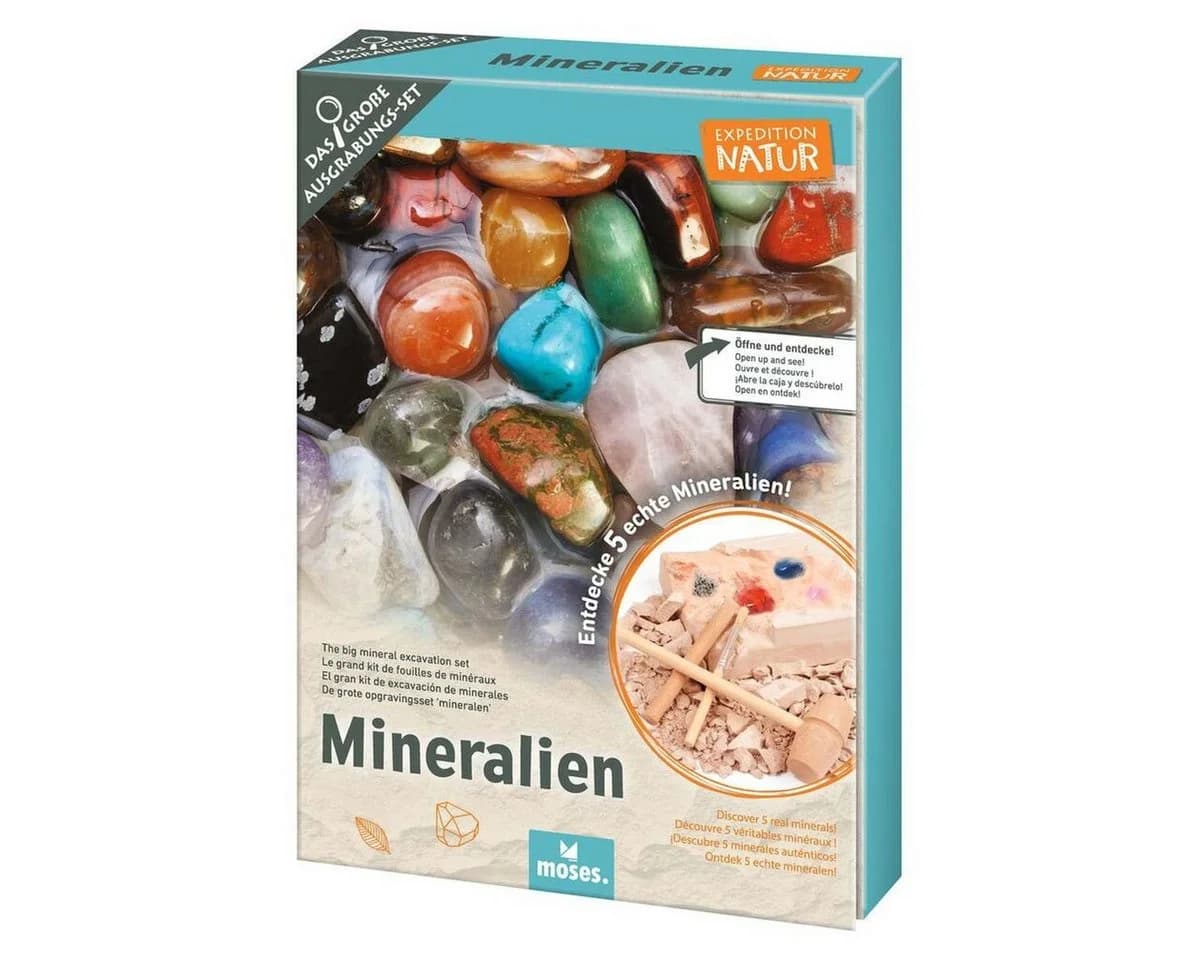 Moses. Verlag Mineralien-Ausgrabungs-Set mit echten Mineralien & Kette - Bild 2