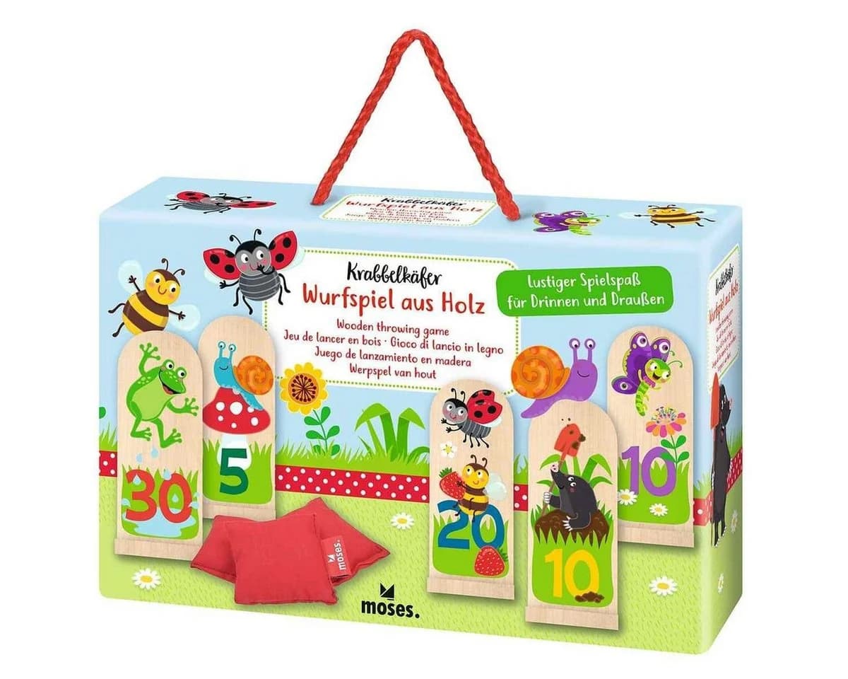 Holz-Wurfspiel mit Tiermotiven - Bild 2