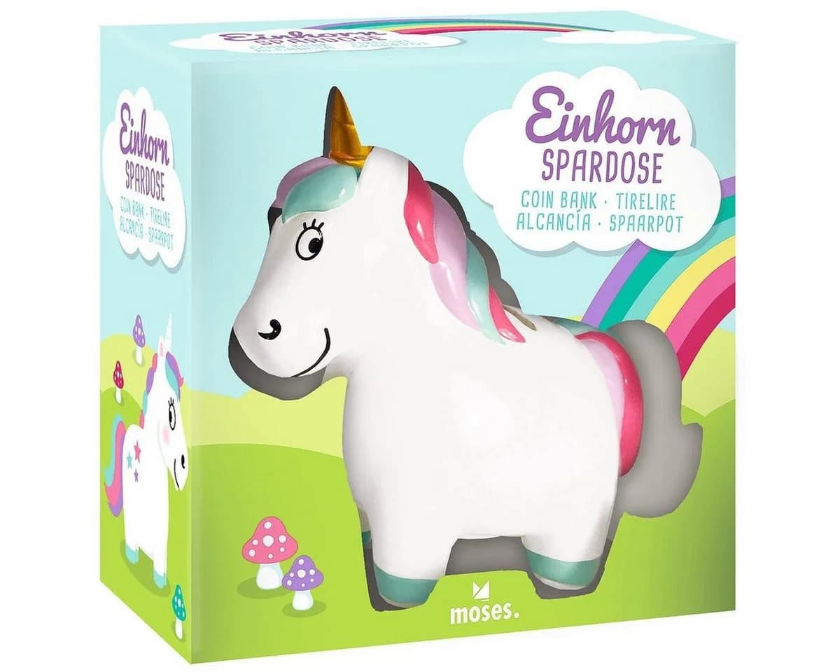 Moses. Verlag Einhorn Spardose mit Gummiverschluss - Bild 3