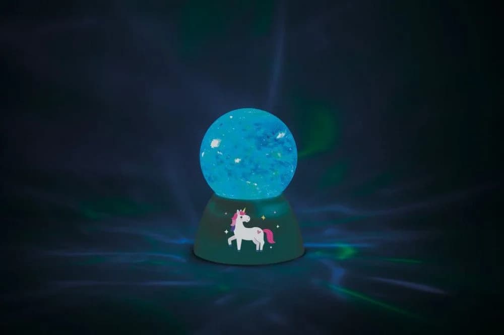 Moses. Verlag LED Glitzer-Zauberkugel Einhorn mit Timer