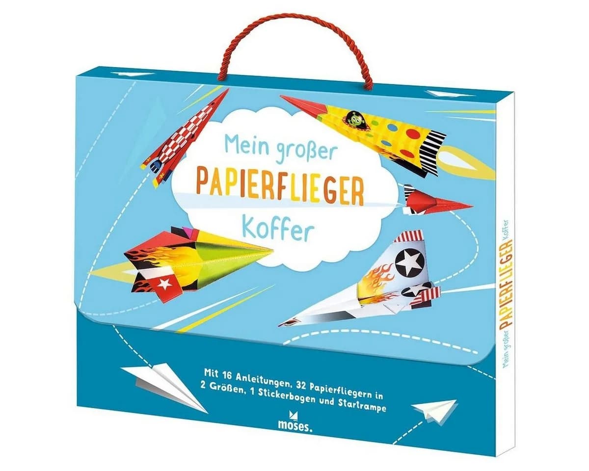Moses. Verlag Papierflieger-Bastelkoffer 32 Teile - Bild 2