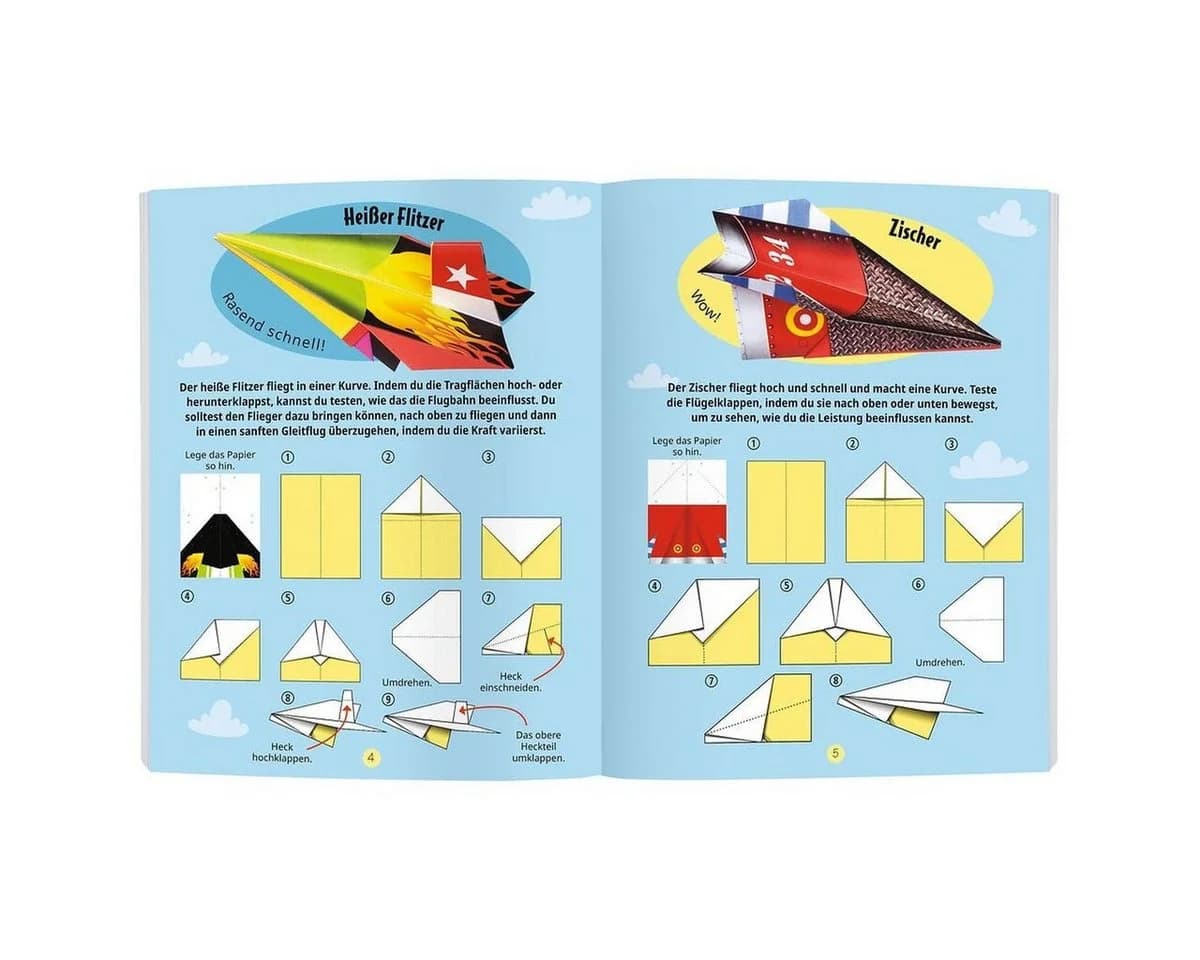 Moses. Verlag Papierflieger-Bastelkoffer 32 Teile - Bild 3