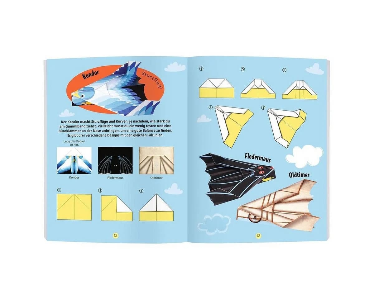 Moses. Verlag Papierflieger-Bastelkoffer 32 Teile - Bild 4