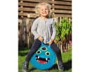 Moses. Verlag Hüpfball Glitzer Monster mit Griffen Ø45 cm Bild 1