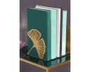 Moses. Verlag Buchstütze Ginkgo Metall goldfarben 2er Set für Bücherregale Bild 3